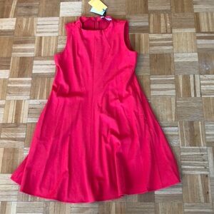 MMLaFleur sleeveless red dress. New with tags. Size 10
